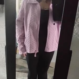 Pink Quilted Jacket